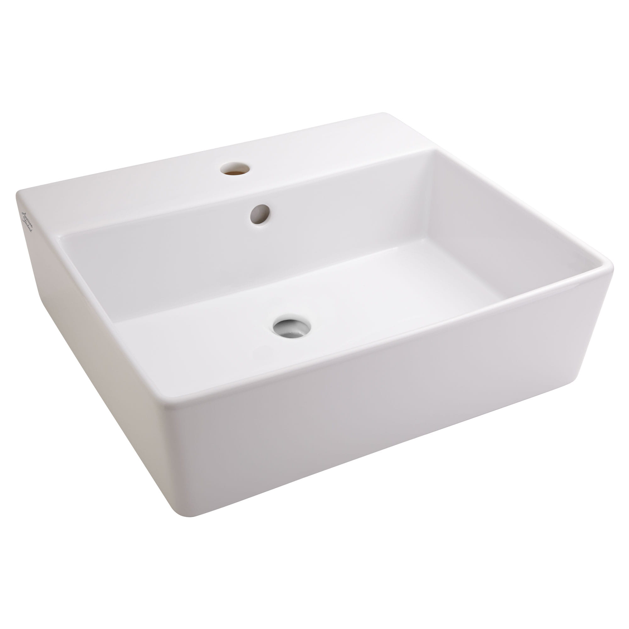 Loft Above Counter Sink With Center Hole Only WHITE